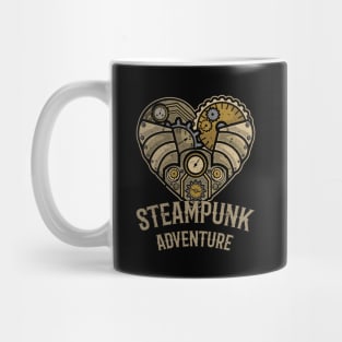 Retro Futurism - Love Heart Steampunk Adventure 1 Mug